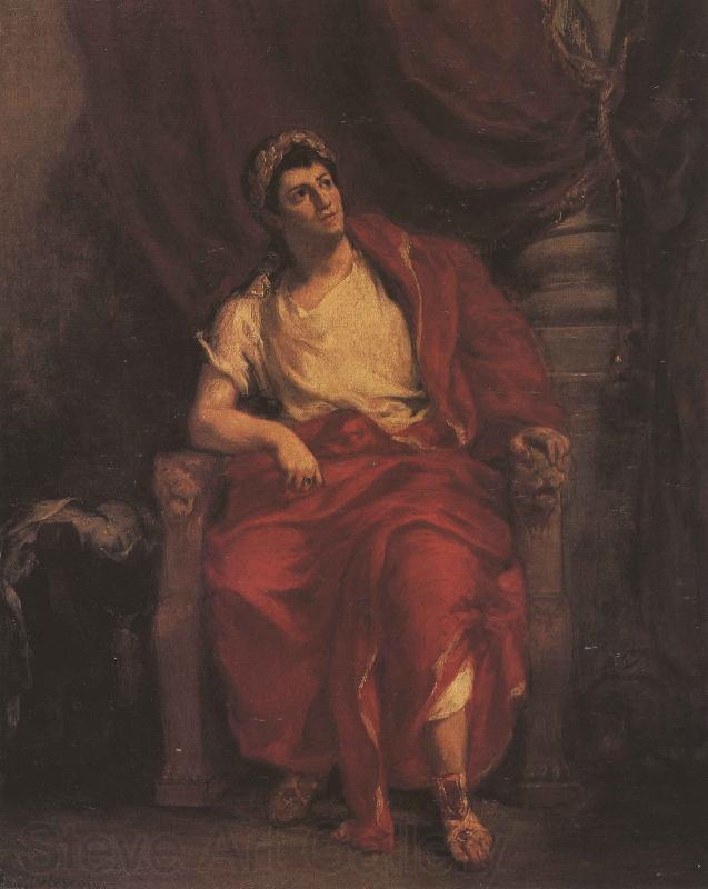 Eugene Delacroix Talma als Nero in Germany oil painting art